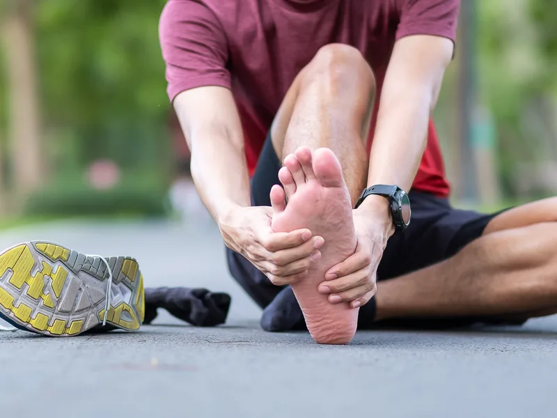 New Beginnings Chiropractic treating plantar fasciitis in Monterey
