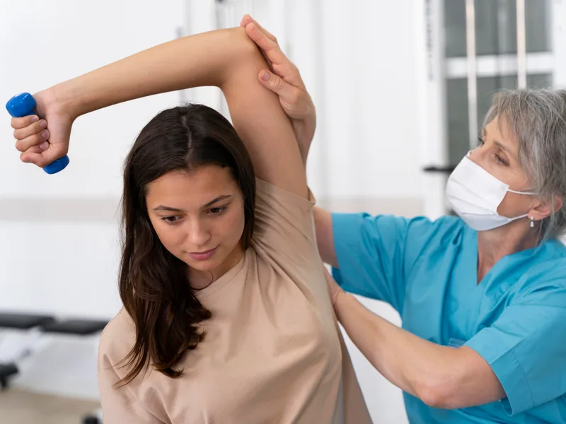 New Beginnings Chiropractic treating rotator cuff injury in Monterey
